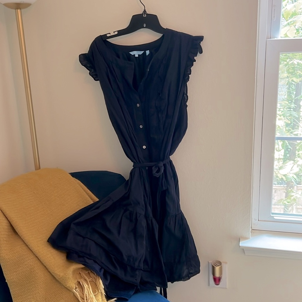 Draper James Size 3x short-sleeve tie-waisted dress
